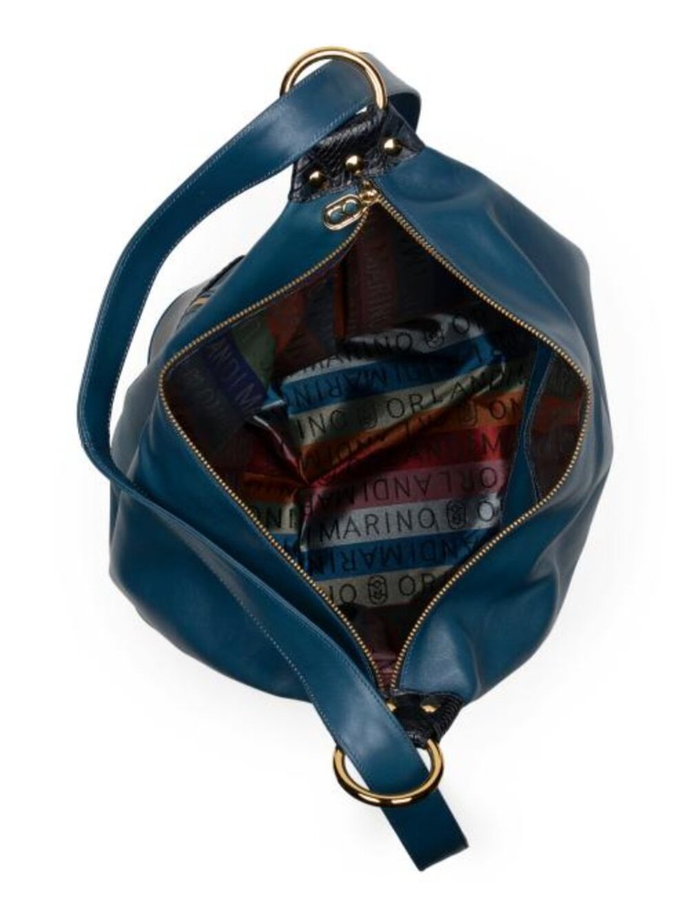 MARINO ORLANDI Made In Italy Leather Backpack - Picture 2 of 6